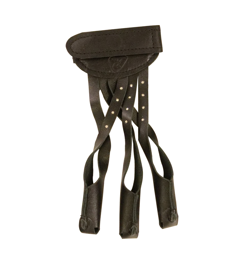 Guantino nero con strass